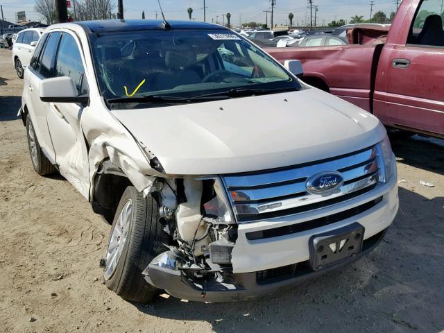 2FMDK38C48BA74345 - 2008 FORD EDGE SEL WHITE photo 1