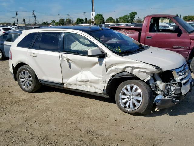 2FMDK38C48BA74345 - 2008 FORD EDGE SEL WHITE photo 9