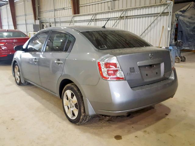 3N1AB61E68L697560 - 2008 NISSAN SENTRA 2.0 GRAY photo 3