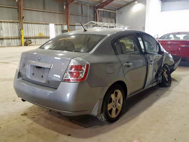 3N1AB61E68L697560 - 2008 NISSAN SENTRA 2.0 GRAY photo 4