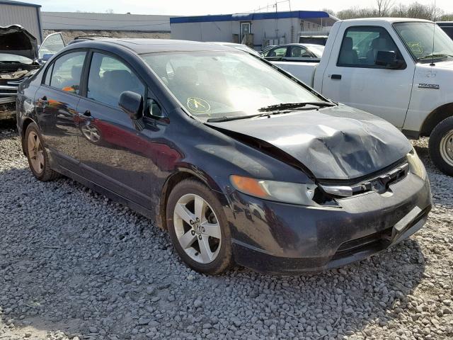 1HGFA16938L026994 - 2008 HONDA CIVIC EXL BLUE photo 1