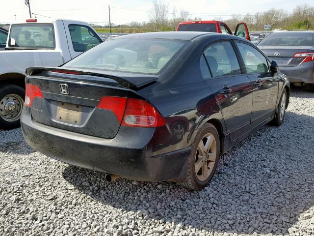 1HGFA16938L026994 - 2008 HONDA CIVIC EXL BLUE photo 4