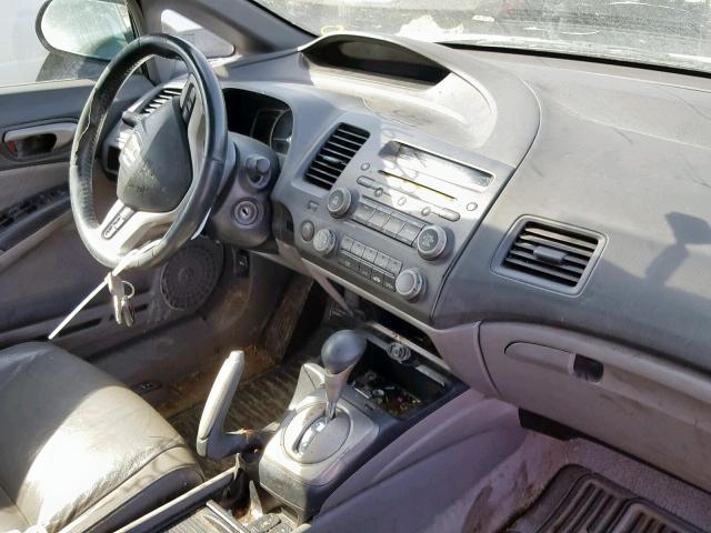 1HGFA16938L026994 - 2008 HONDA CIVIC EXL BLUE photo 9