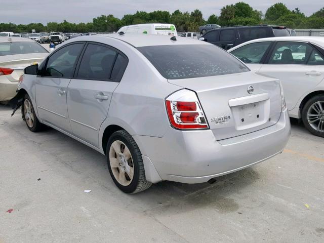 3N1AB61E28L607157 - 2008 NISSAN SENTRA 2.0 SILVER photo 3