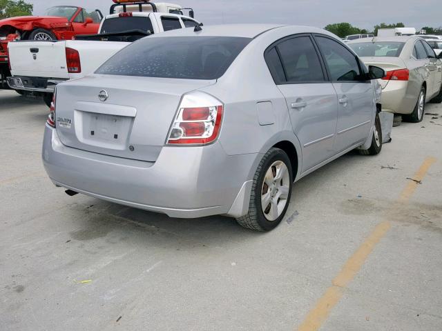 3N1AB61E28L607157 - 2008 NISSAN SENTRA 2.0 SILVER photo 4