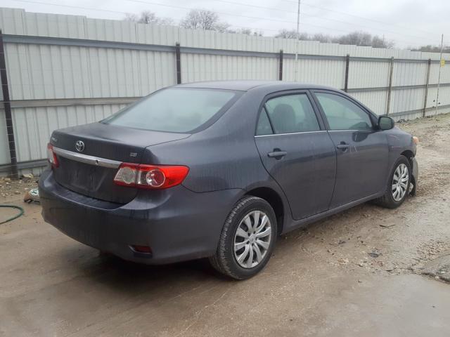 2T1BU4EE7DC972201 - 2013 TOYOTA COROLLA BASE  photo 4