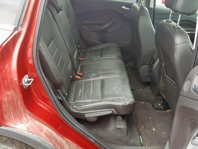 1FMCU9J97GUA94167 - 2016 FORD ESCAPE TIT RED photo 6