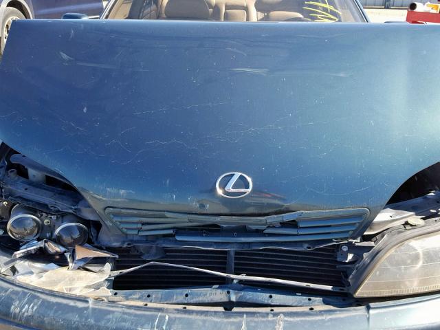 JT8BF12G2T0179801 - 1996 LEXUS ES 300 GREEN photo 7