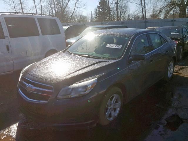 1G11B5SA1DF282078 - 2013 CHEVROLET MALIBU LS GRAY photo 2