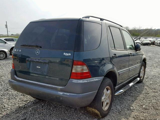 4JGAB54E2XA090690 - 1999 MERCEDES-BENZ ML 320 GREEN photo 4