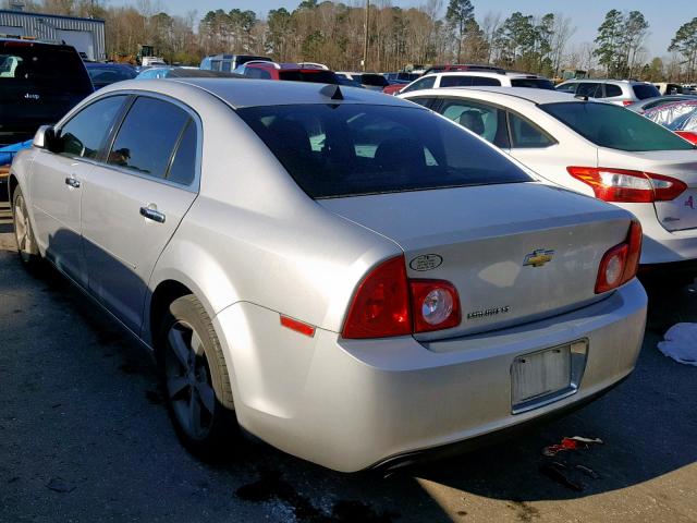 1G1ZC5EU3CF330202 - 2012 CHEVROLET MALIBU 1LT 银色 照片 3