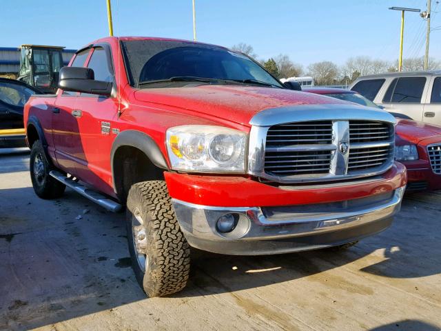 3D7KS28DX8G200211 - 2008 DODGE RAM 2500 S წითელი ფოტო 1
