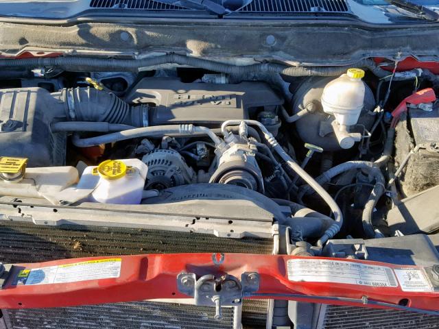 3D7KS28DX8G200211 - 2008 DODGE RAM 2500 S წითელი ფოტო 7