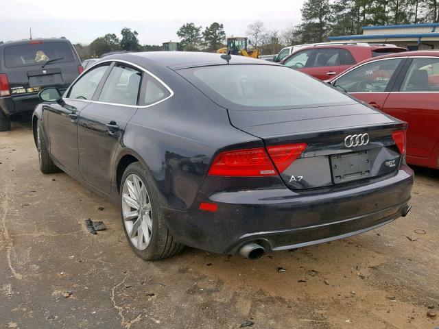 WAUSGBFC4CN006941 - 2012 AUDI A7 PRESTIG BLACK photo 3