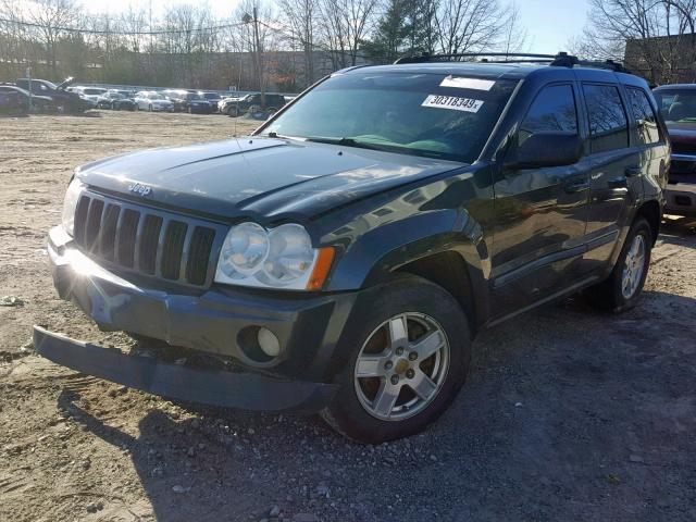 1J8HR48N47C503645 - 2007 JEEP GRAND CHER BLUE photo 2