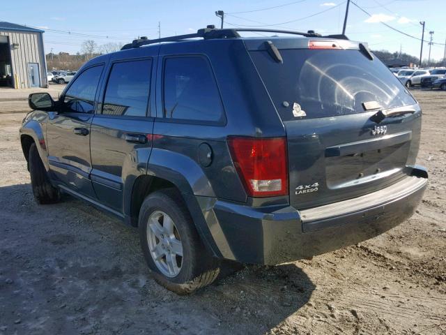 1J8HR48N47C503645 - 2007 JEEP GRAND CHER BLUE photo 3