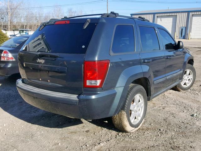 1J8HR48N47C503645 - 2007 JEEP GRAND CHER BLUE photo 4