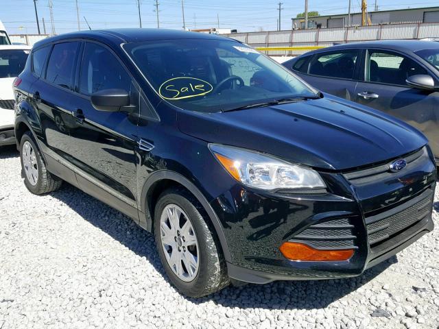 1FMCU0F75EUD24305 - 2014 FORD ESCAPE S BLACK photo 1