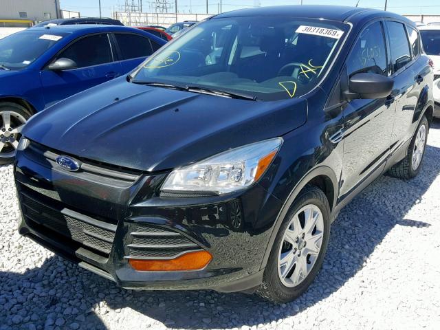 1FMCU0F75EUD24305 - 2014 FORD ESCAPE S BLACK photo 2