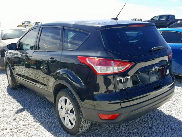 1FMCU0F75EUD24305 - 2014 FORD ESCAPE S BLACK photo 3