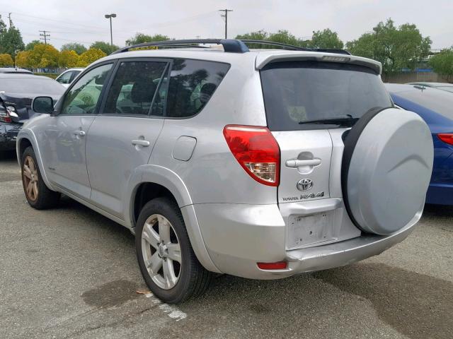 JTMBK32V675017783 - 2007 TOYOTA RAV4 SPORT SILVER photo 3