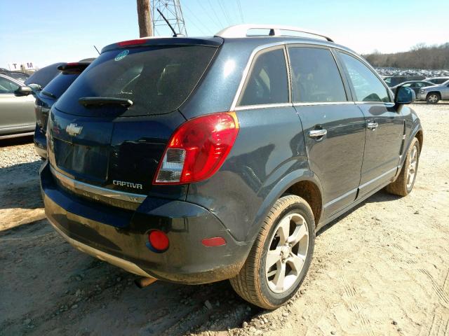 3GNAL4EK9ES662860 - 2014 CHEVROLET CAPTIVA LT BLUE photo 4