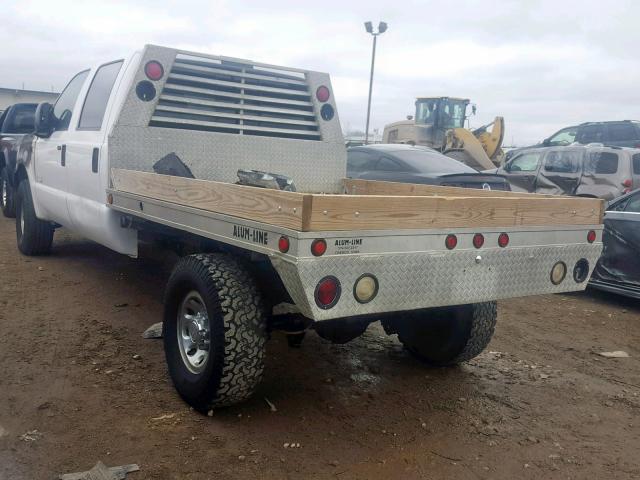 1FTSW31P24EC42673 - 2004 FORD F350 SRW S WHITE photo 3