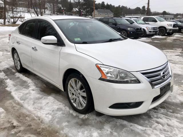 3N1AB7AP5DL774582 - 2013 NISSAN SENTRA S WHITE photo 1