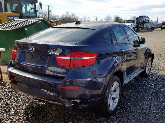 5UXFG2C57CL780461 - 2012 BMW X6 XDRIVE3 BLUE photo 4