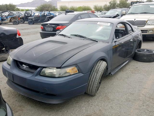 1FAFP42X9YF181105 - 2000 FORD MUSTANG GT BLACK photo 2