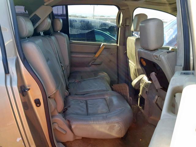 5N3AA08CX4N807623 - 2004 INFINITI QX56 TAN photo 6