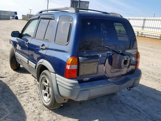 2CNBJ734646917854 - 2004 CHEVROLET TRACKER ZR BLUE photo 3