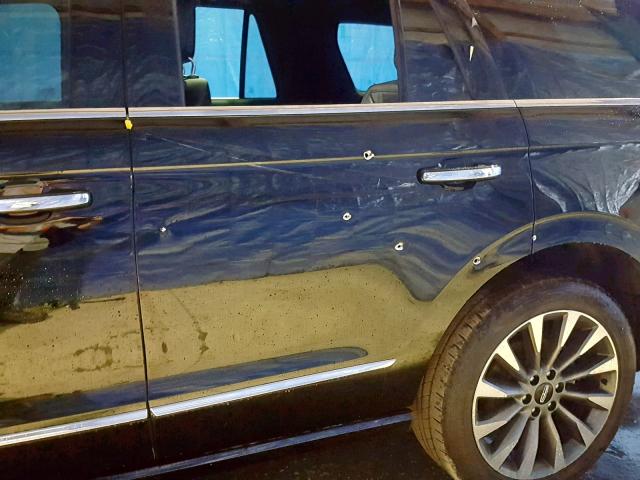 5LMJJ2JT7JEL07555 - 2018 LINCOLN NAVIGATOR BLACK photo 9