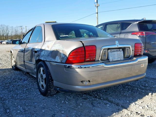 1LNHM86S5YY855803 - 2000 LINCOLN LS BEIGE photo 3