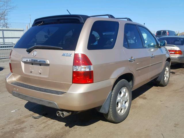 2HNYD18842H511159 - 2002 ACURA MDX TOURIN TAN photo 4