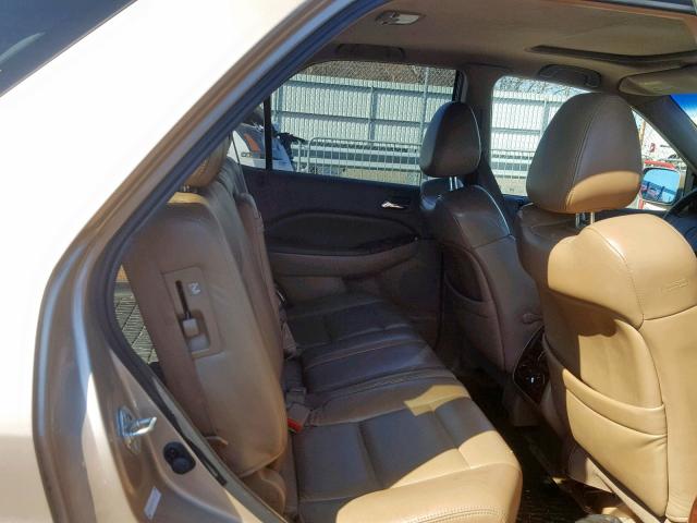 2HNYD18842H511159 - 2002 ACURA MDX TOURIN TAN photo 6