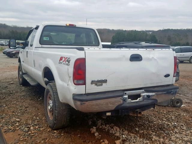 1FTWX31P55EC45731 - 2005 FORD F350 SRW S WHITE photo 3