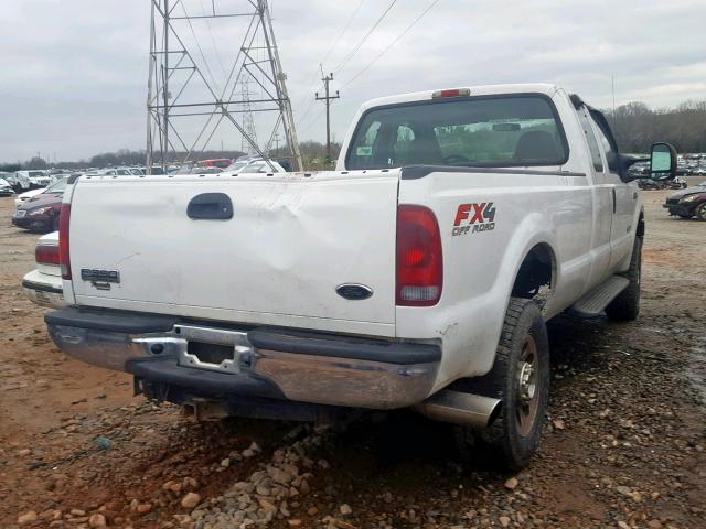 1FTWX31P55EC45731 - 2005 FORD F350 SRW S WHITE photo 4