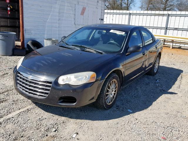 1C3AL56T96N168486 - 2006 CHRYSLER SEBRING TO BLACK photo 2