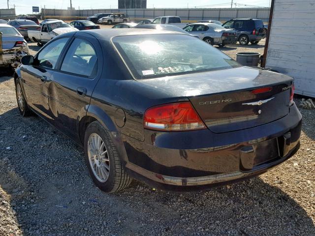 1C3AL56T96N168486 - 2006 CHRYSLER SEBRING TO BLACK photo 3