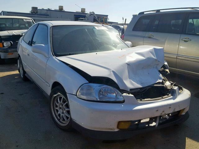 1HGEJ6228WL034216 - 1998 HONDA CIVIC DX WHITE photo 1