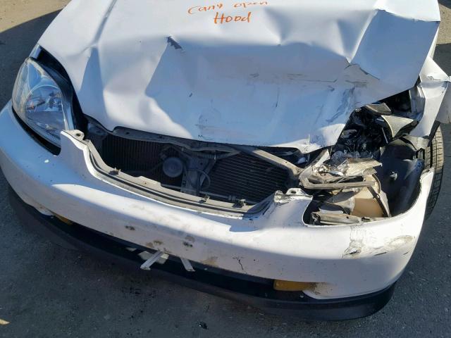 1HGEJ6228WL034216 - 1998 HONDA CIVIC DX WHITE photo 9