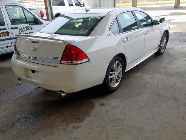 2G1WU57M691101140 - 2009 CHEVROLET IMPALA LTZ WHITE photo 4