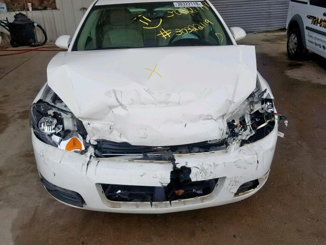 2G1WU57M691101140 - 2009 CHEVROLET IMPALA LTZ WHITE photo 9