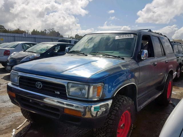 JT3VN39W5P0099817 - 1993 TOYOTA 4RUNNER VN BLUE photo 2