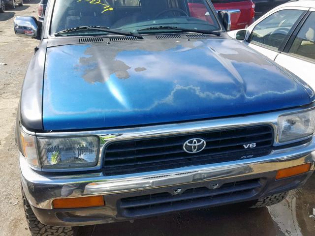 JT3VN39W5P0099817 - 1993 TOYOTA 4RUNNER VN BLUE photo 7