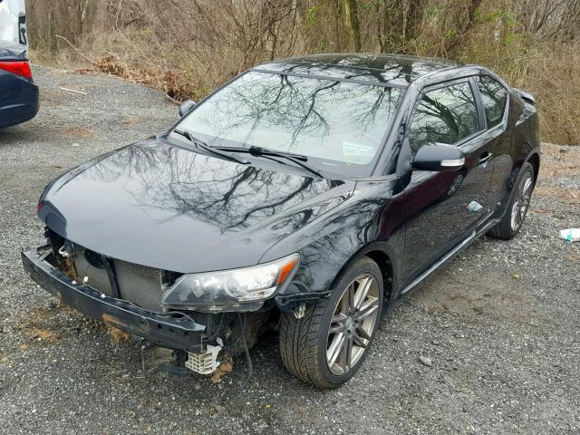 JTKJF5C76C3027997 - 2012 TOYOTA SCION TC BLACK photo 2