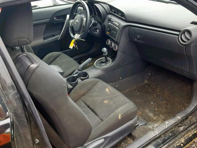 JTKJF5C76C3027997 - 2012 TOYOTA SCION TC BLACK photo 5