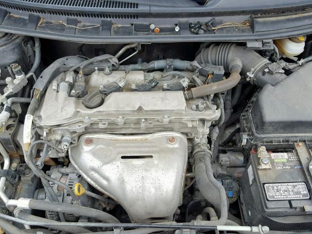 JTKJF5C76C3027997 - 2012 TOYOTA SCION TC BLACK photo 7