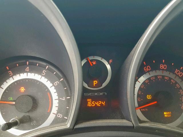 JTKJF5C76C3027997 - 2012 TOYOTA SCION TC BLACK photo 8